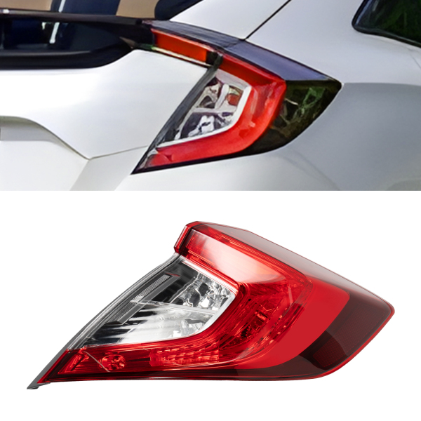 Luz trasera del lado derecho para HondaCivic 2016-2018 (derecha) Luz trasera del lado derecho para HondaCivic 2016-2018 (derecha)
